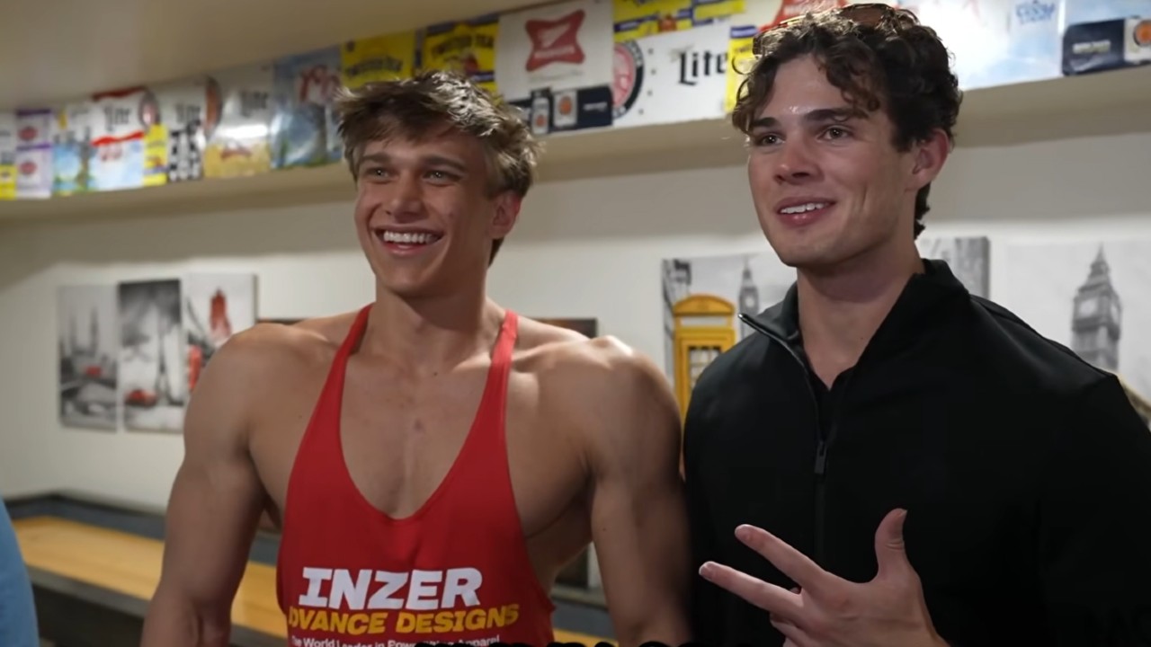 Clavicular Frame Mogged by ASU Frat Leader Blank Meme Template