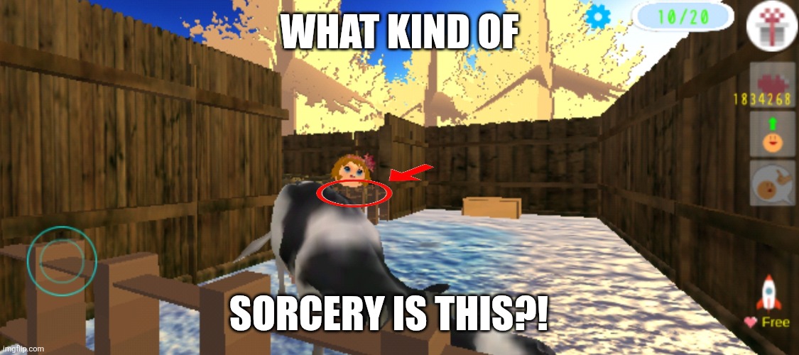 WHAT KIND OF; SORCERY IS THIS?! | image tagged in memes,touhou,game | made w/ Imgflip meme maker