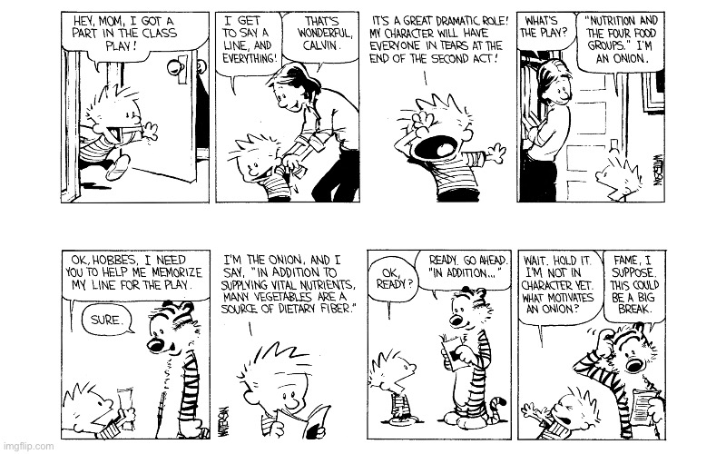 image tagged in calvin and hobbes,comics | made w/ Imgflip meme maker