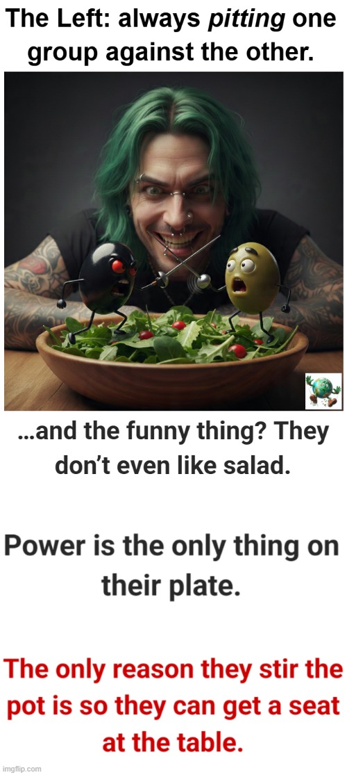 Why do left-wing movements seem obsessed with dividing people? | image tagged in maga,conservative,leftists | made w/ Imgflip meme maker