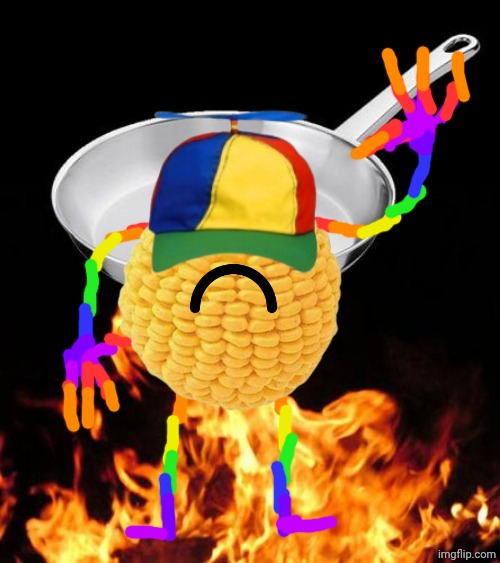 CornBill Cyphgen | image tagged in frying pan to fire | made w/ Imgflip meme maker