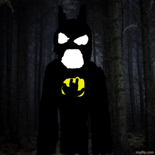 Collect my Batarangs | image tagged in dark forest | made w/ Imgflip meme maker