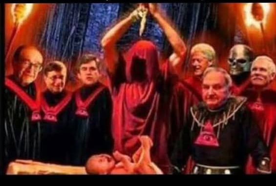 Evil Elites Human Sacrifice Blank Meme Template