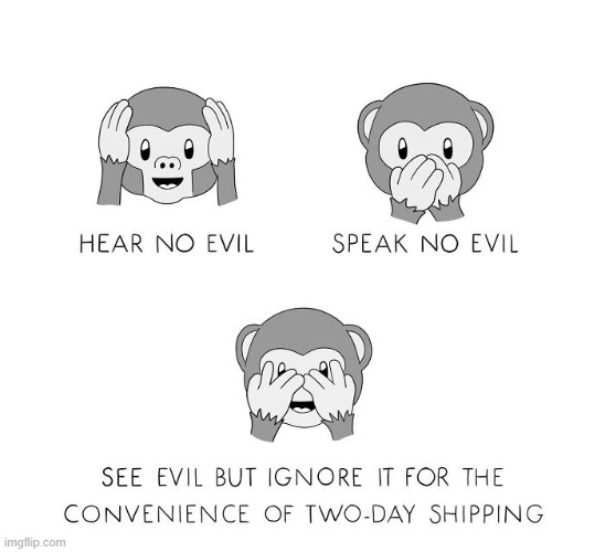 No Evil | image tagged in comics | made w/ Imgflip meme maker