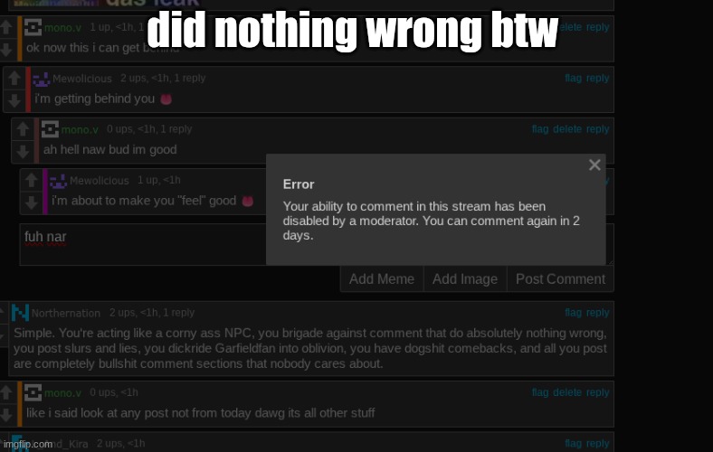 buh | did nothing wrong btw | made w/ Imgflip meme maker