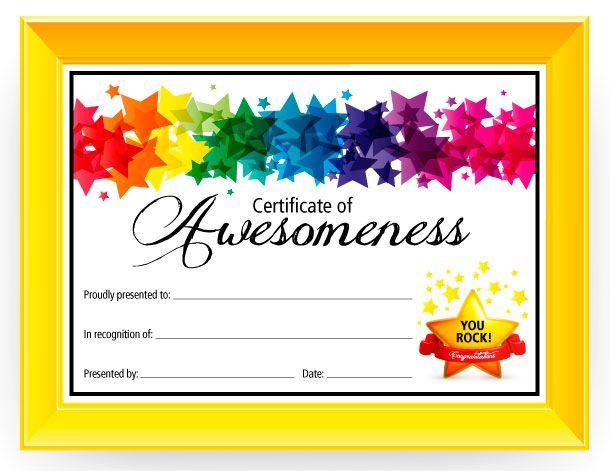 Awesomeness Blank Meme Template
