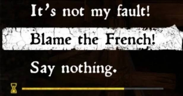 Blame the French Blank Meme Template