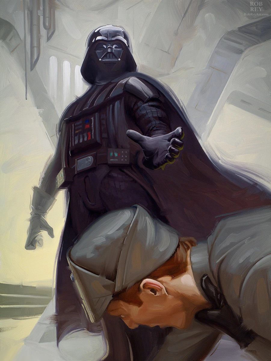 Vader Force Choke Comic Blank Meme Template