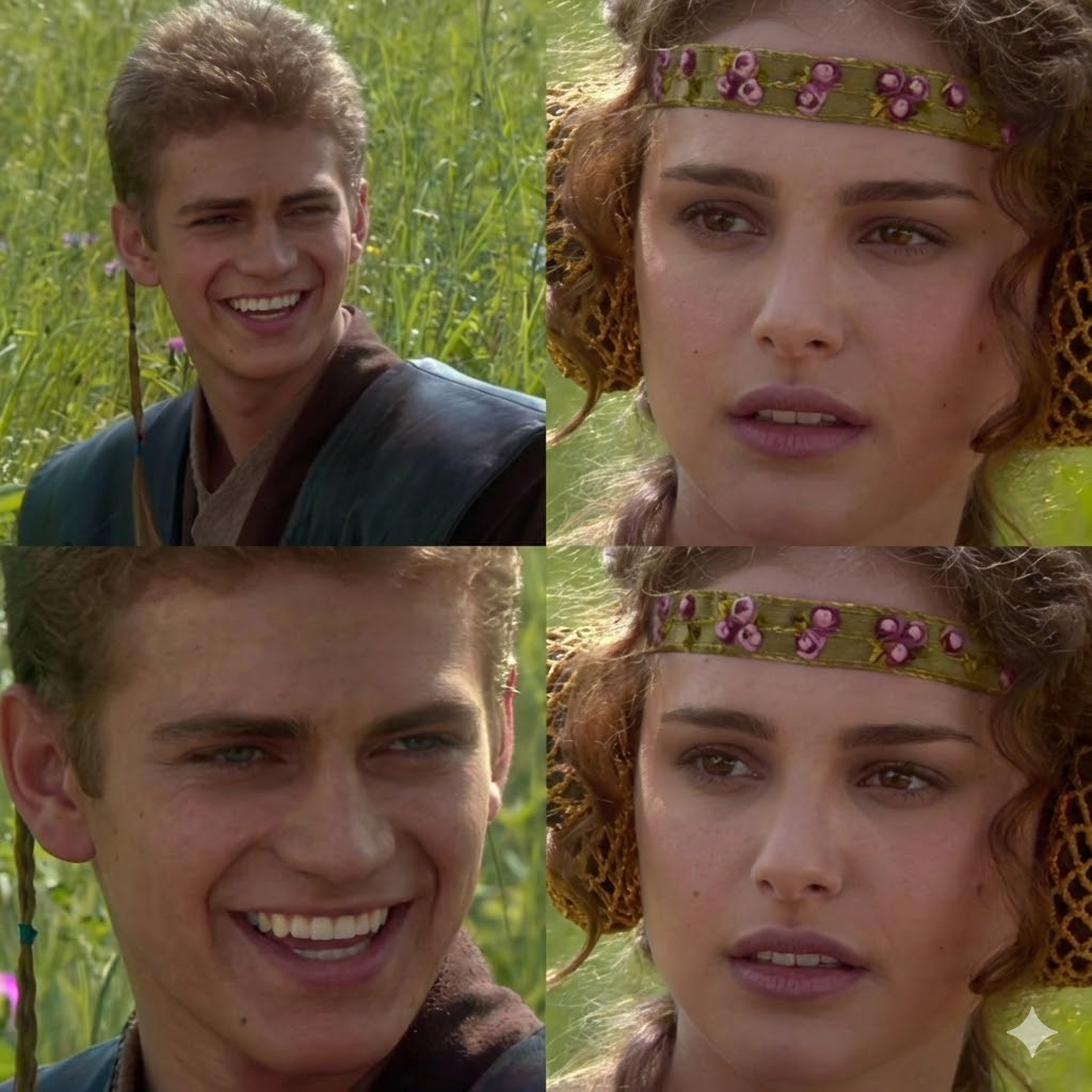 Anakin Padame Reverse Meme Blank Meme Template