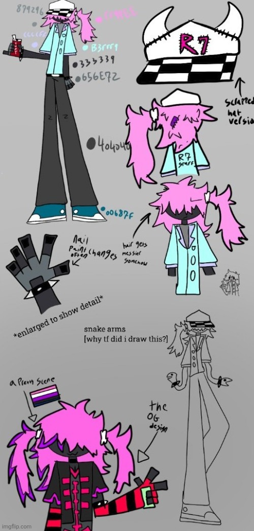 vess concept art [an excuse to draw them over and over] | image tagged in drawing,oc | made w/ Imgflip meme maker