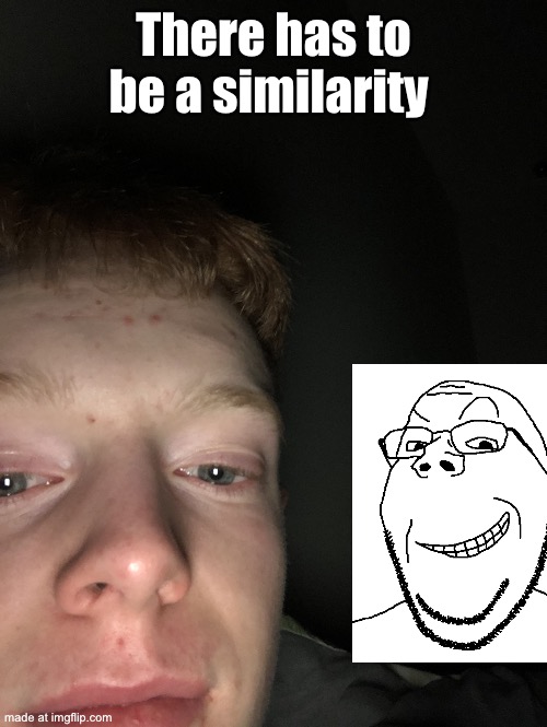 Random photo I accidentally took | There has to be a similarity | image tagged in random photo i accidentally took | made w/ Imgflip meme maker