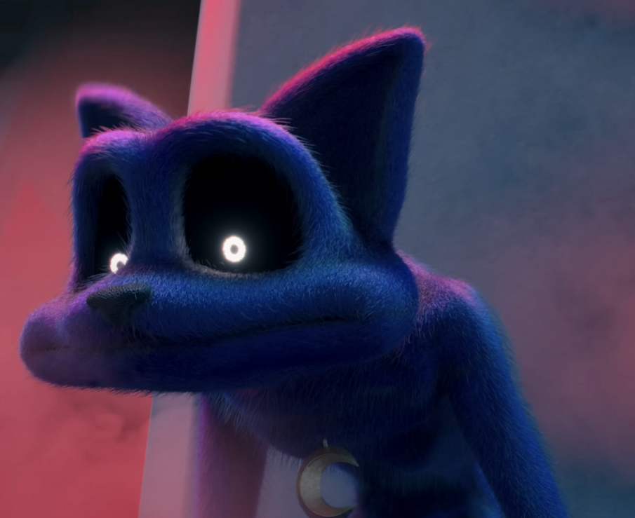 Catnap looking down and out Blank Meme Template