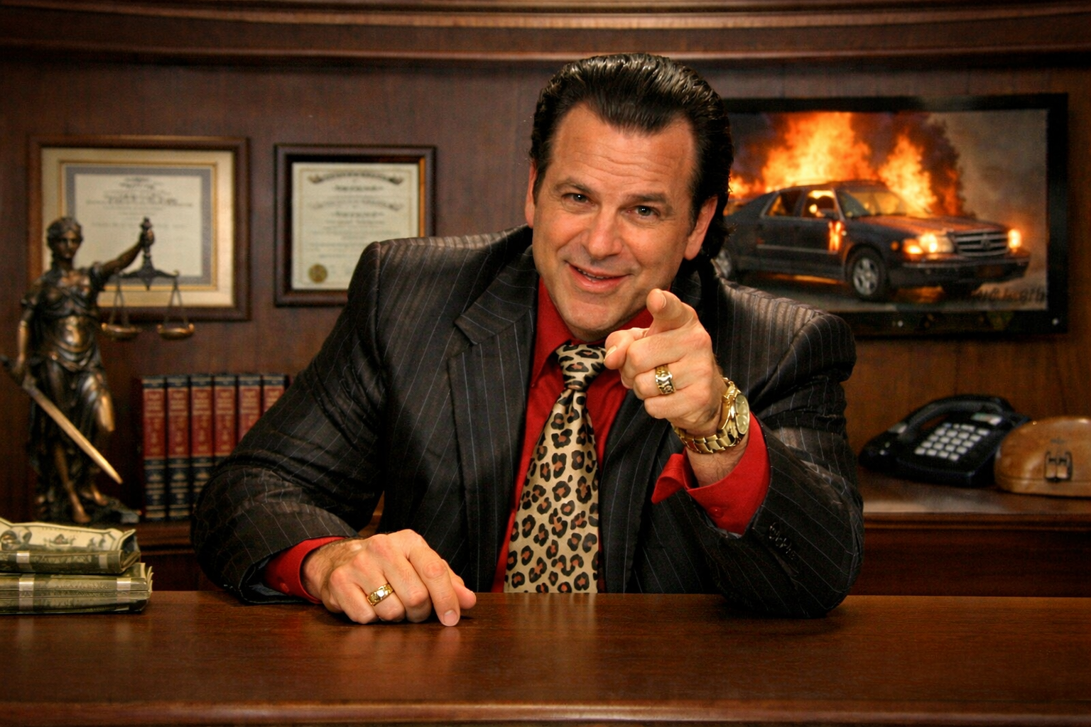 Sleazy Lawyer Blank Meme Template