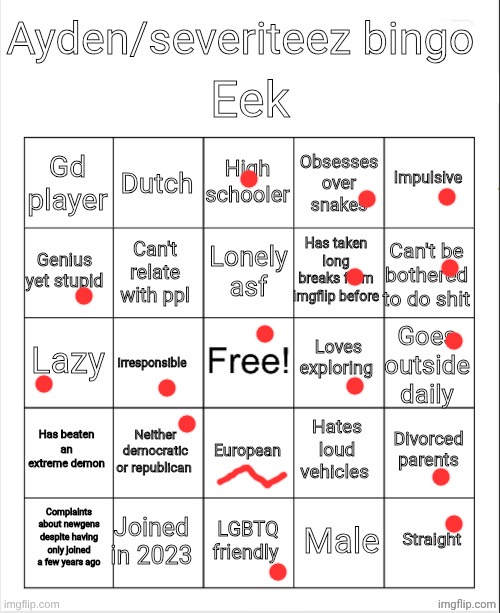 Ayden/severiteez bingo | image tagged in ayden/severiteez bingo | made w/ Imgflip meme maker