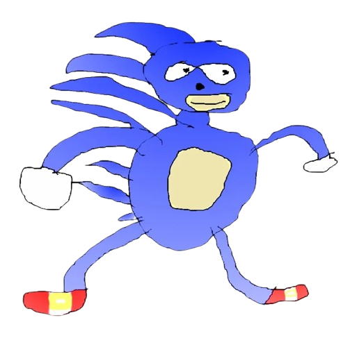 Sanic kidnap Blank Meme Template