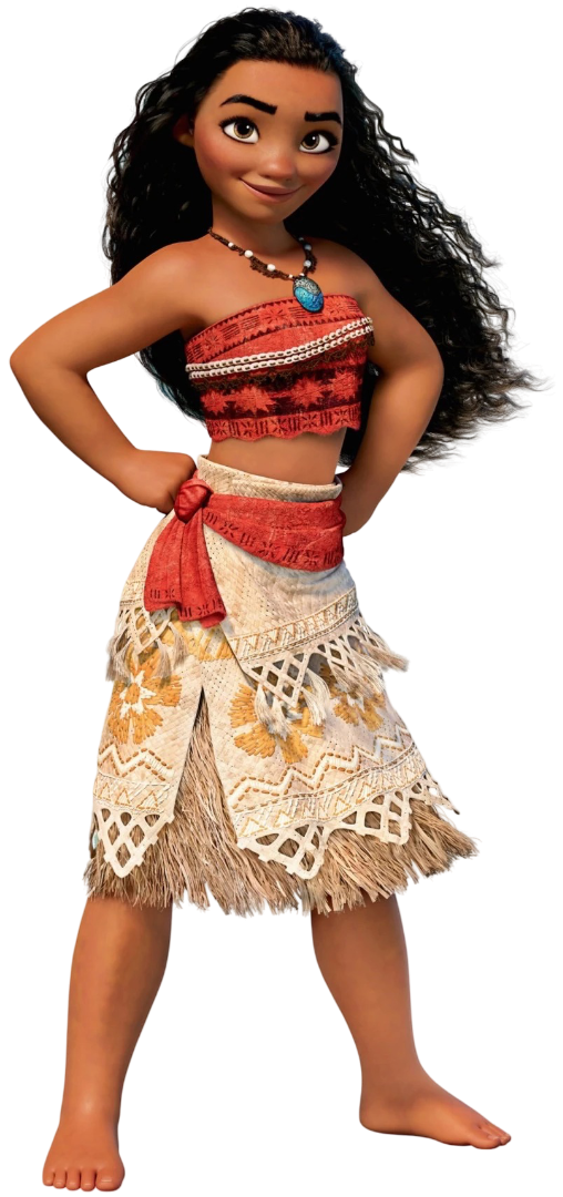 Moana Waialiki (The Daughter of the Village Chief) - PNG Transpa Blank Meme Template