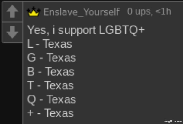 . | image tagged in yes i support lgbtq | made w/ Imgflip meme maker
