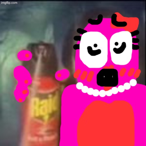 Munkus Lunkus The Femboy Sprays You With Raid Blank Meme Template