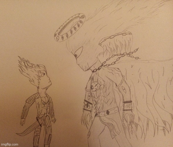 "Kill him, and you'll be 'free'. Deal?" | made w/ Imgflip meme maker