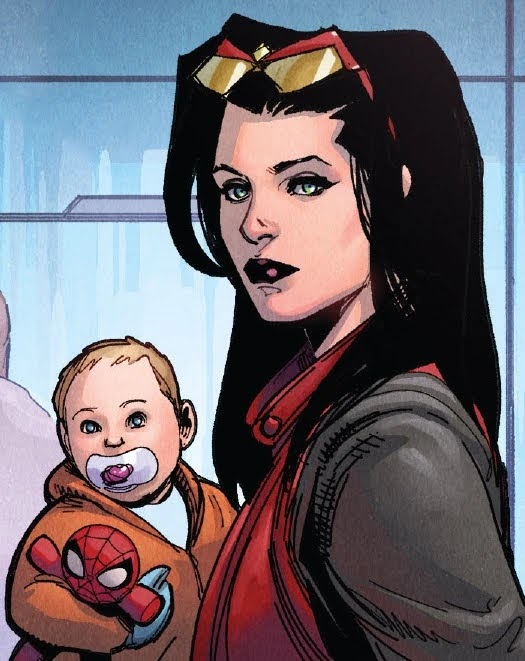 jessica drew and his baby son Gerry Drew Blank Meme Template