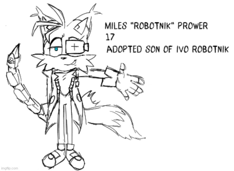 Tails Redesign for my Sonic Au | made w/ Imgflip meme maker