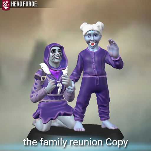 permafrost and his daughter Blank Meme Template