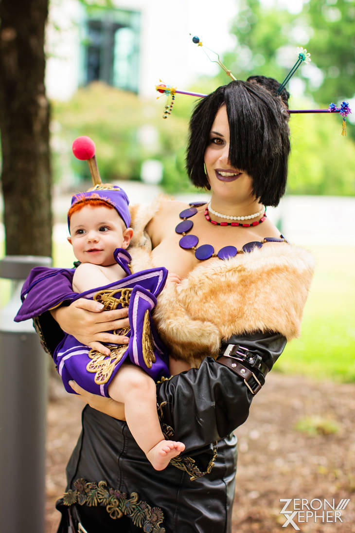 lulu and his baby son Vidina Blank Meme Template