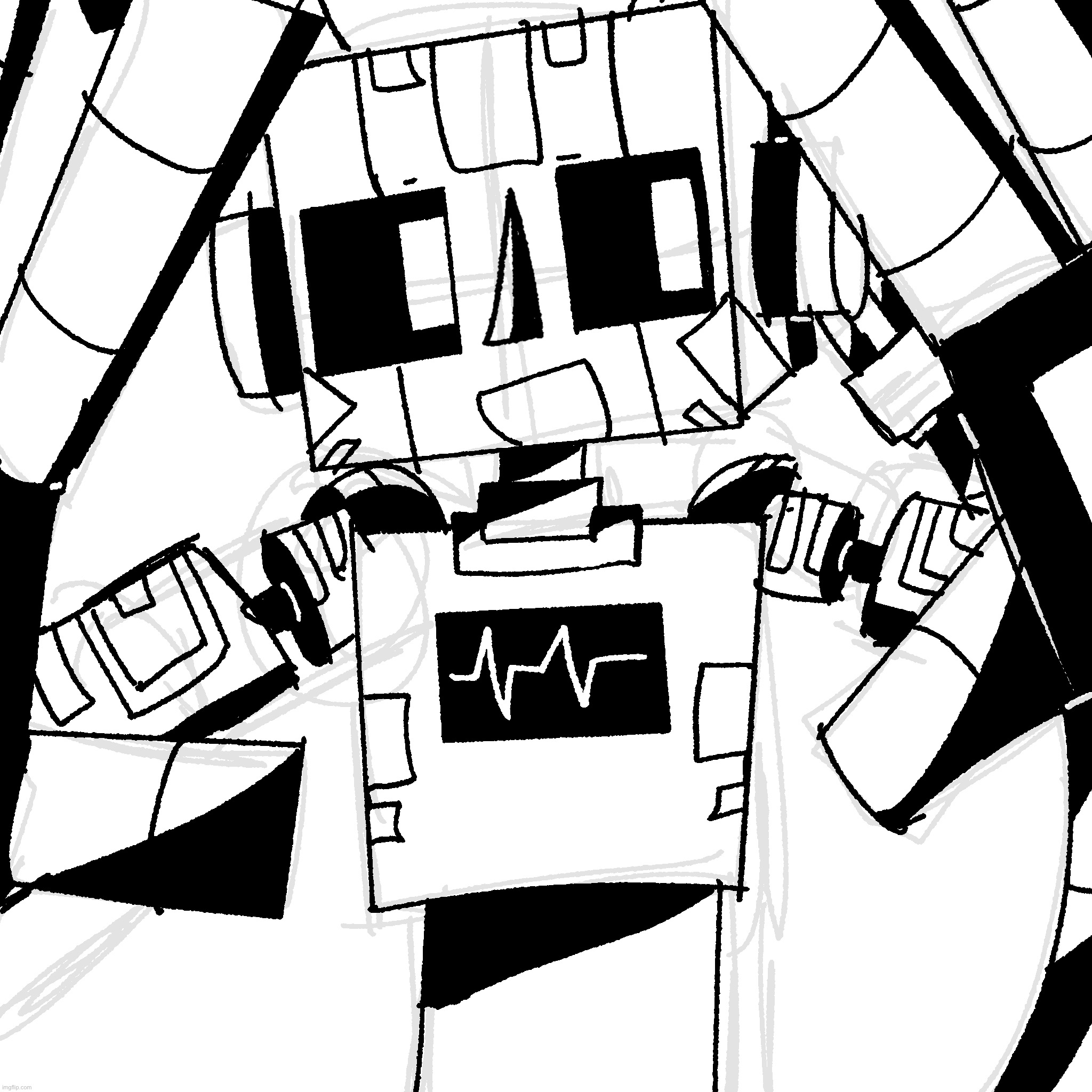 zerobot doing the nu metal pose | made w/ Imgflip meme maker