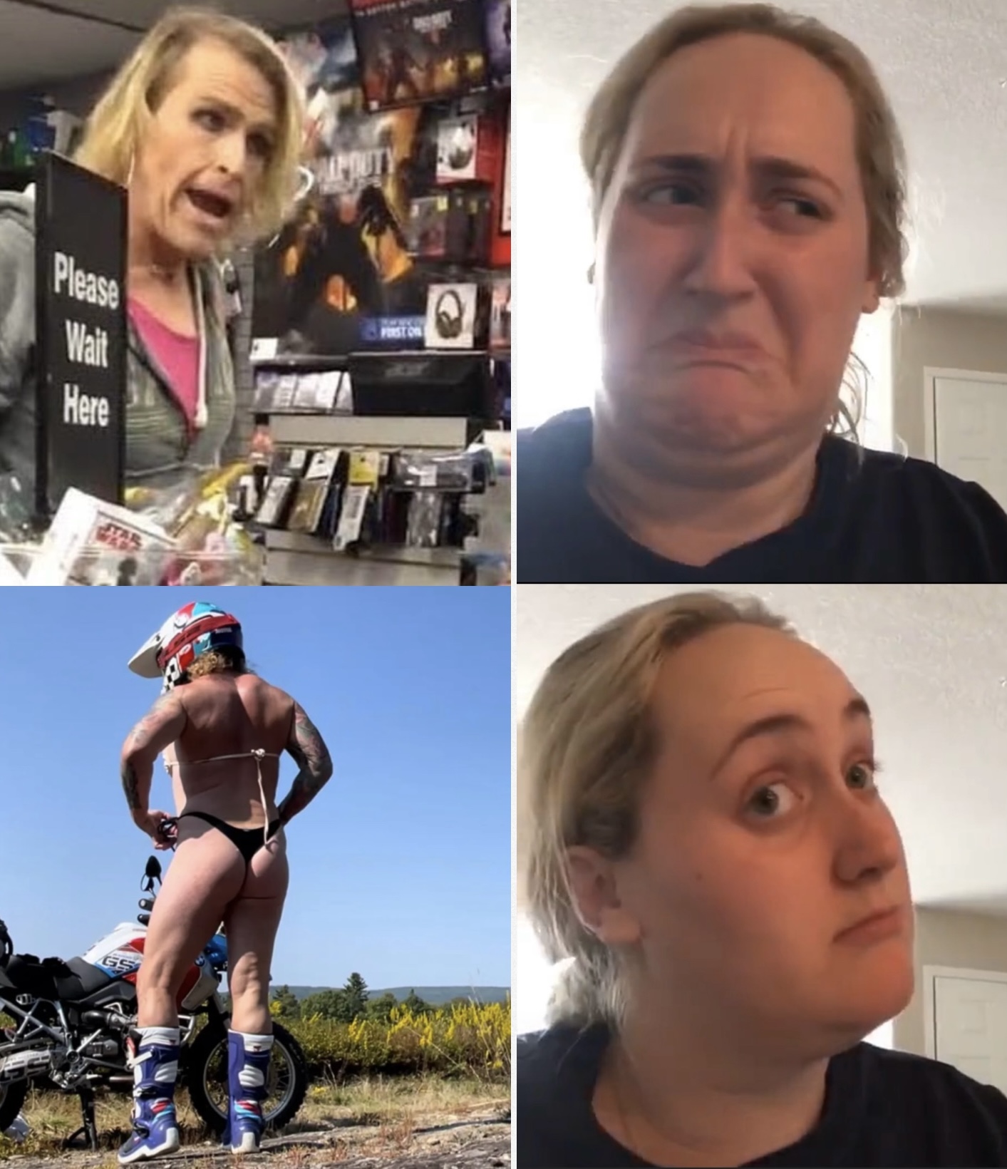 Butt why Blank Meme Template