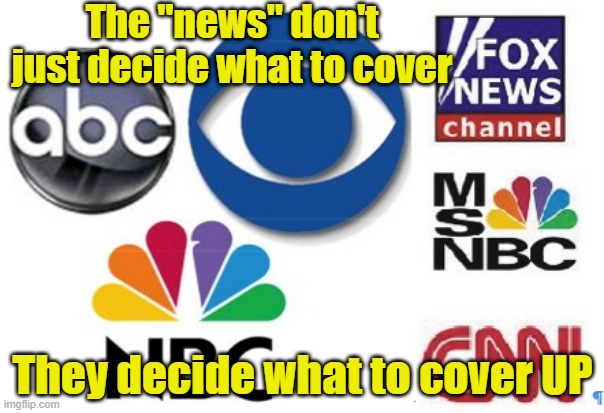 Our "news" is nothing but an Abbott and Costello "who's on first" routine | The "news" don't just decide what to cover; They decide what to cover UP | image tagged in fake news,abbott and costello,propaganda,cia | made w/ Imgflip meme maker