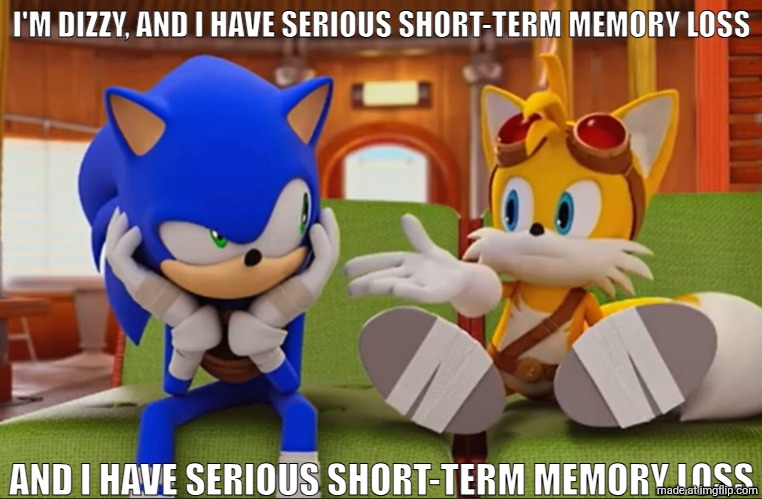 Anyone heard of "Amnesia was her name"? | image tagged in and i have serious short-term memory loss | made w/ Imgflip meme maker