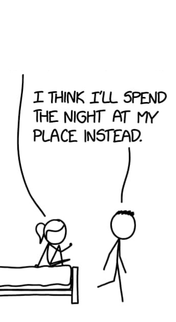 xkcd bed Blank Meme Template