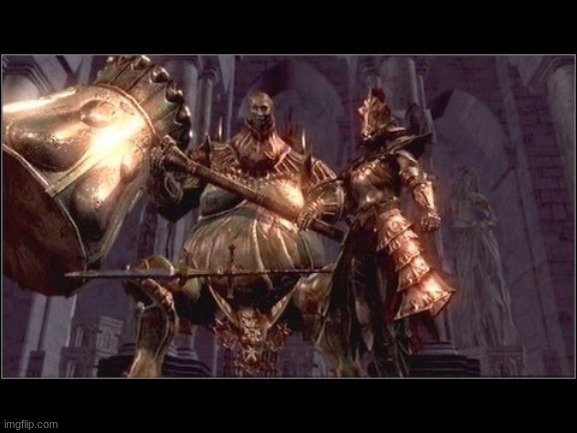 Ornstein Smough | image tagged in ornstein smough | made w/ Imgflip meme maker
