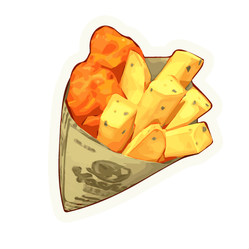 Fish and chips Blank Meme Template