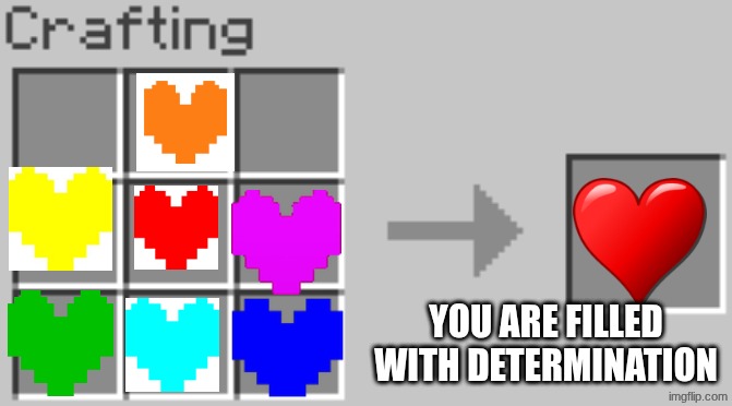 this is undertale | YOU ARE FILLED WITH DETERMINATION | image tagged in synthesis | made w/ Imgflip meme maker