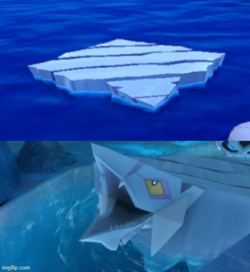 oh wise Avalugg of the lake Blank Meme Template