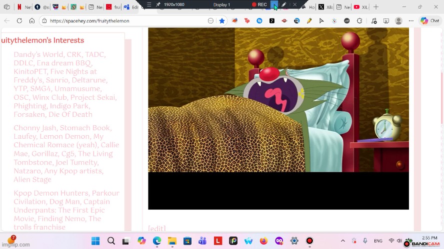 Sleeping Jack on crack | image tagged in oggy and the cockroaches,jack is on crack and is voiced by jack black | made w/ Imgflip meme maker