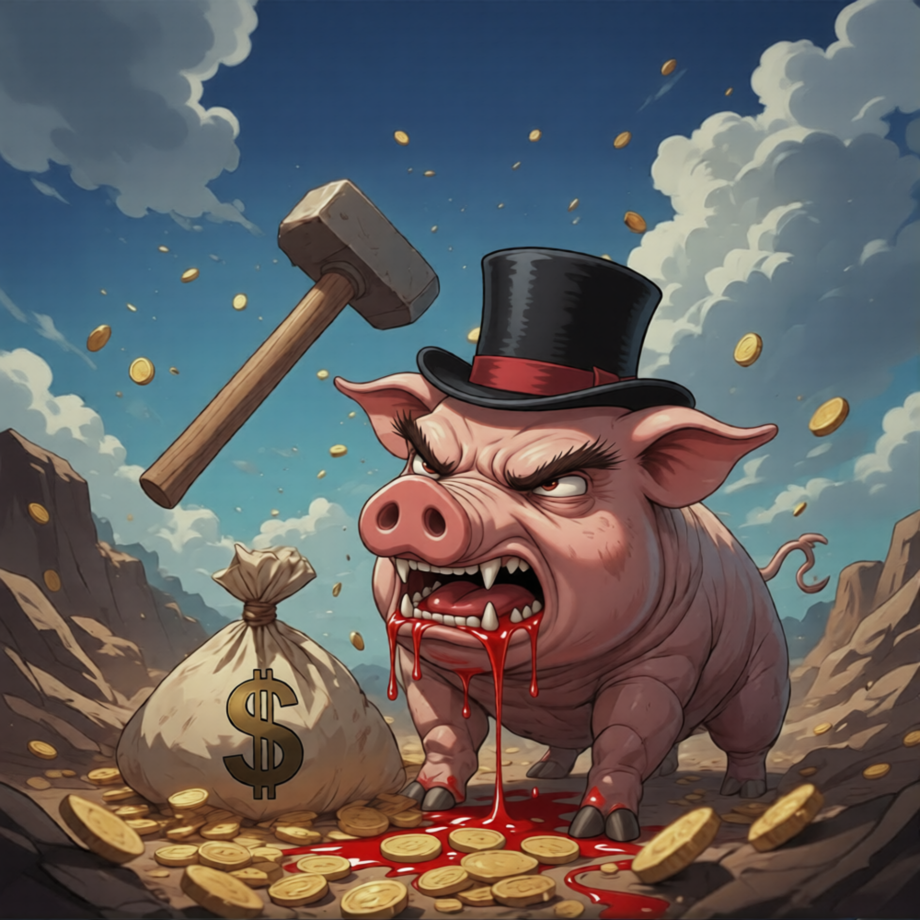 Destroy Capitalism Blank Meme Template