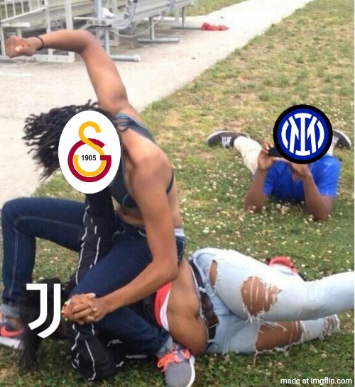 GALATASARAY-JUVENTUS 5:2. New year, same Juve... | image tagged in guy recording a fight,juventus,galatasaray,champions league,sports,memes | made w/ Imgflip meme maker