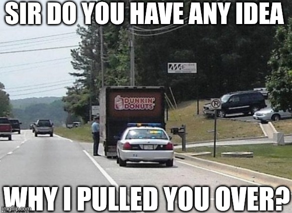 Sir Do You Have Any Idea | SIR DO YOU HAVE ANY IDEA; WHY I PULLED YOU OVER? | image tagged in chrisjoines1 | made w/ Imgflip meme maker