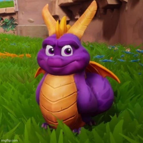 I found spyro 9geor3 | image tagged in i'm so full of x yum | made w/ Imgflip meme maker
