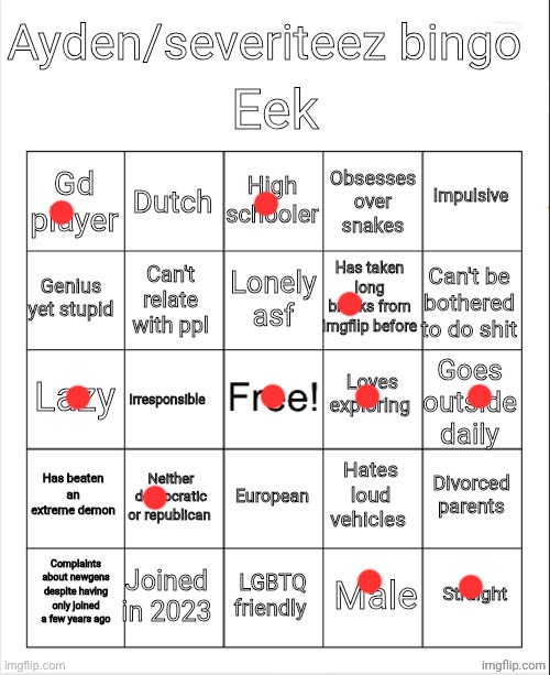 a | image tagged in ayden/severiteez bingo,msmg | made w/ Imgflip meme maker