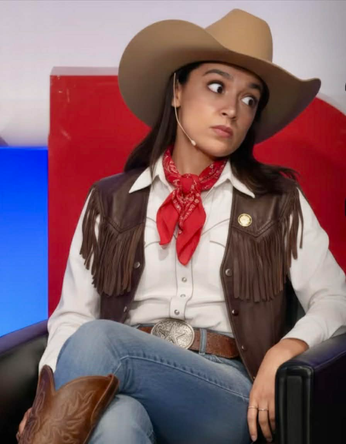 AOC talks about origin of cowboys 2 Blank Meme Template