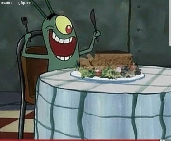 Plankton Holographic Meatloaf My Favorite | image tagged in plankton holographic meatloaf my favorite | made w/ Imgflip meme maker