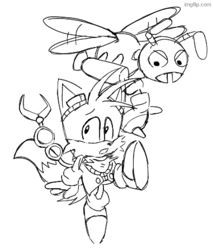 Classic Tails (eggman AU) | made w/ Imgflip meme maker