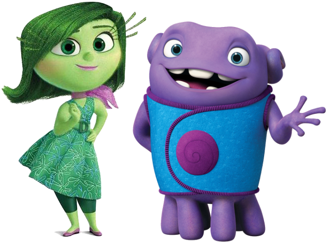 Disgust is from Inside Out Oh is from Home Blank Meme Template