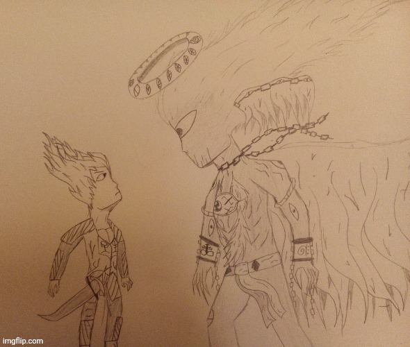 "Kill him, and you'll be 'free'. Deal?" | made w/ Imgflip meme maker