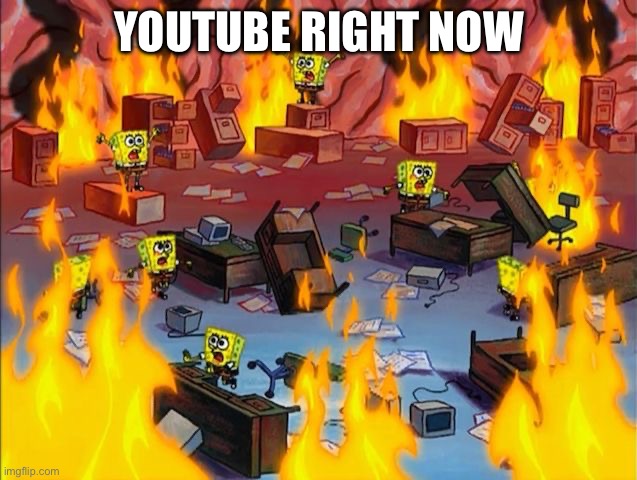 RAHHHH | YOUTUBE RIGHT NOW | image tagged in youtube down | made w/ Imgflip meme maker