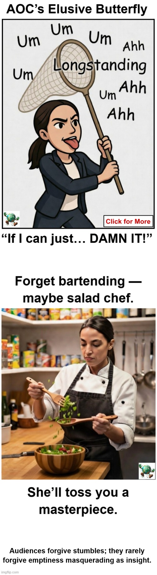 How did AOC perform at the Munich Security Conference? | image tagged in maga,conservative,aoc | made w/ Imgflip meme maker