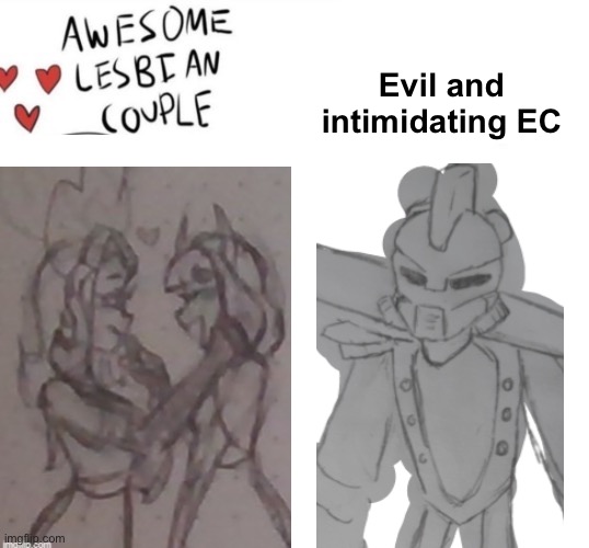 Evil and intimidating horse | Evil and intimidating EC | image tagged in evil and intimidating horse | made w/ Imgflip meme maker